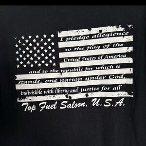 Pledge Allegiance Top Fuel Saloon  T-shirt